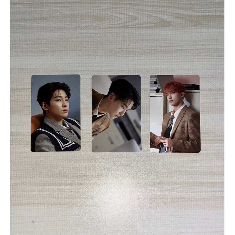 [Ready stock] SEVENTEEN FML Weverse Benefit Photocard Wonwoo, Hoshi, Dokyeom
