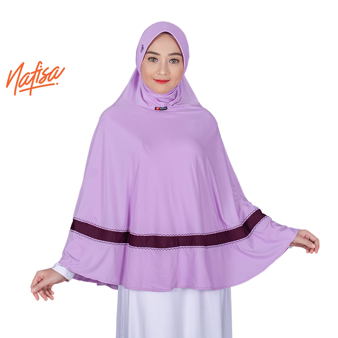 Hijab Instan - Nafisa Naila - Jilbab Syari Kombinasi Warna