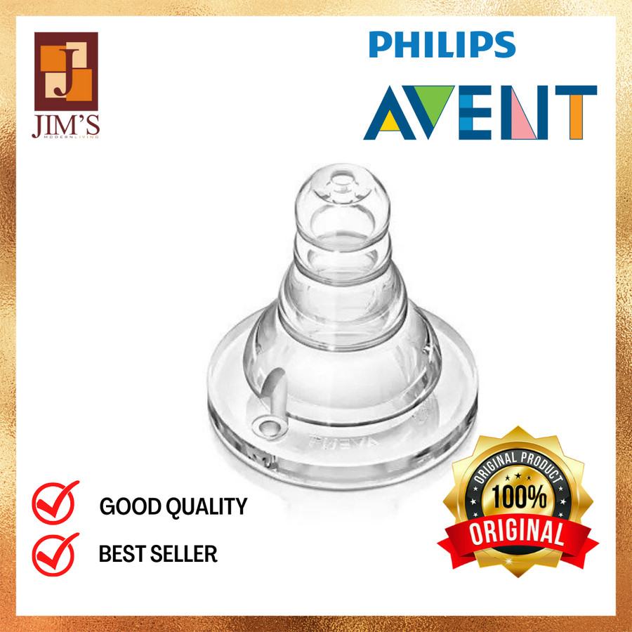 Philips Avent SCF 968 / SCF968/22 Nipple Silikon Botol Dot 6m+