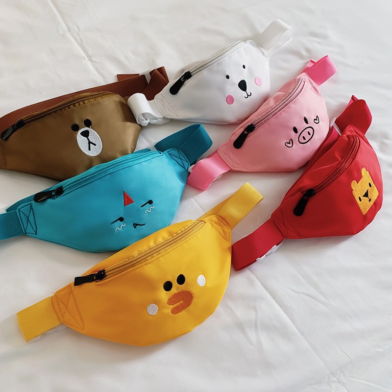 Waistbag Anak Perempuan Laki Laki Fashion Korean Style Lucu