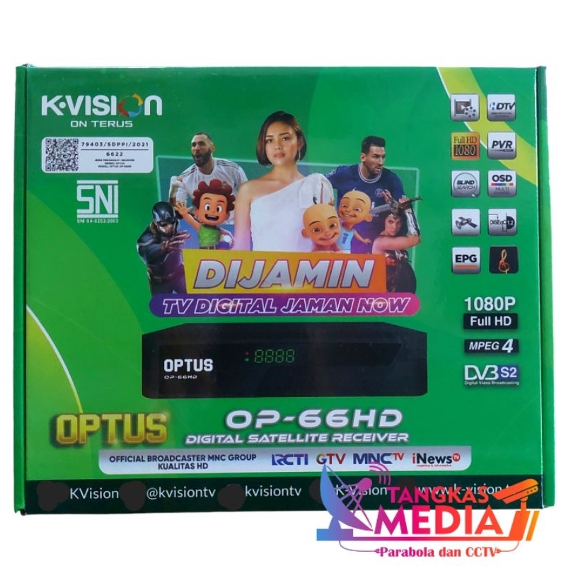 Receiver KVISION Optus 66 HD GOL K-VISION