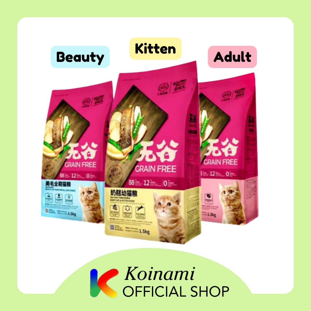 Kitchen Flavor Grain Free Cat 1,5kg Freshpack / Makanan Kucing / Kitten / Adult