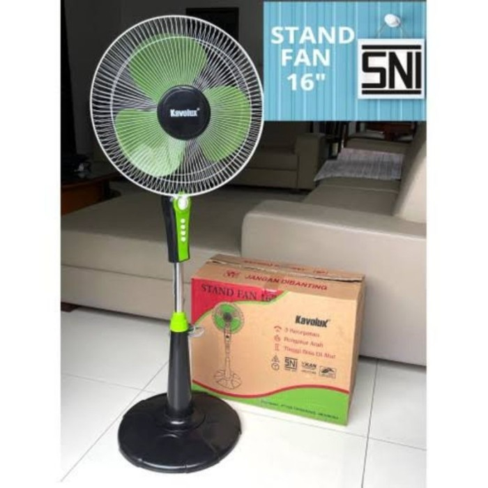 Kipas Angin Welhome Dinding Berdiri / WALL FAN 16 Inch KAVOLUX Kipas Dinding 16&quot; Wallfan 16 Inc