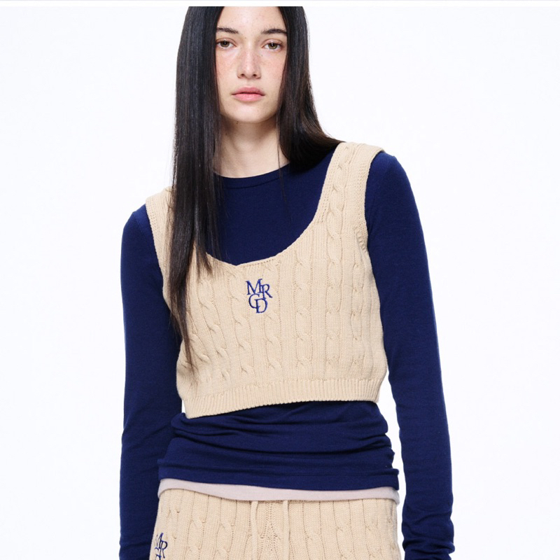 MARDI MERCREDI - Cable CROPPED Top MRCD