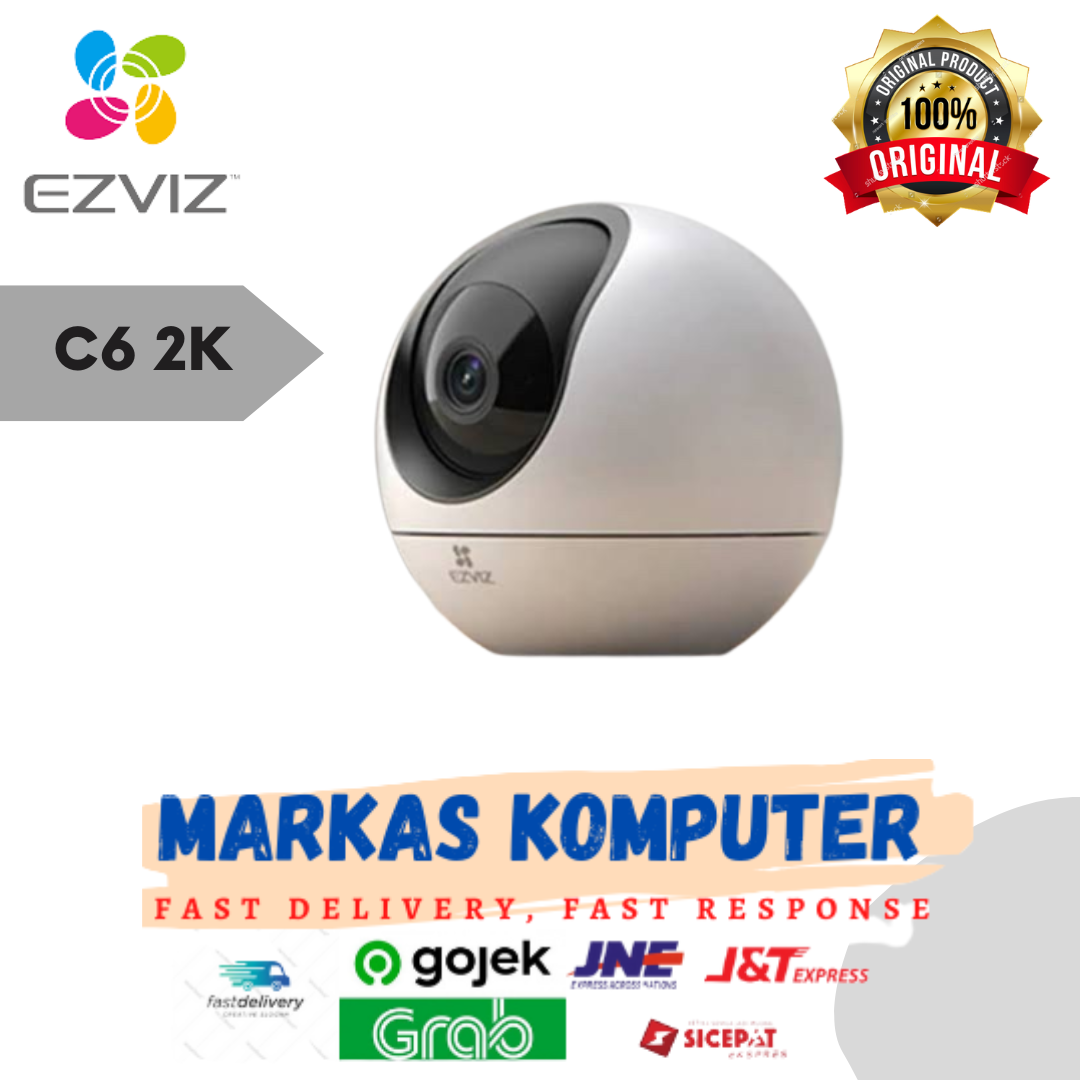 EZVIZ C6 2K 4MP Pan Tilt Wi-Fi Camera with Auto-Zoom Starlight Lens