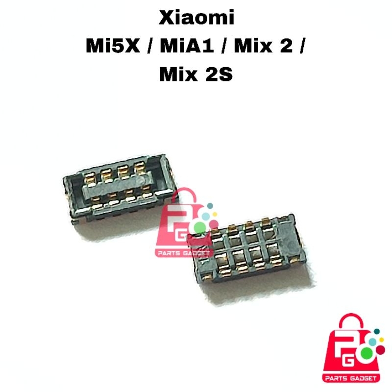 Konektor Baterai Xiaomi Mi5X MiA1 Mix 2 Mix 2S Soket Batre Di Mesin