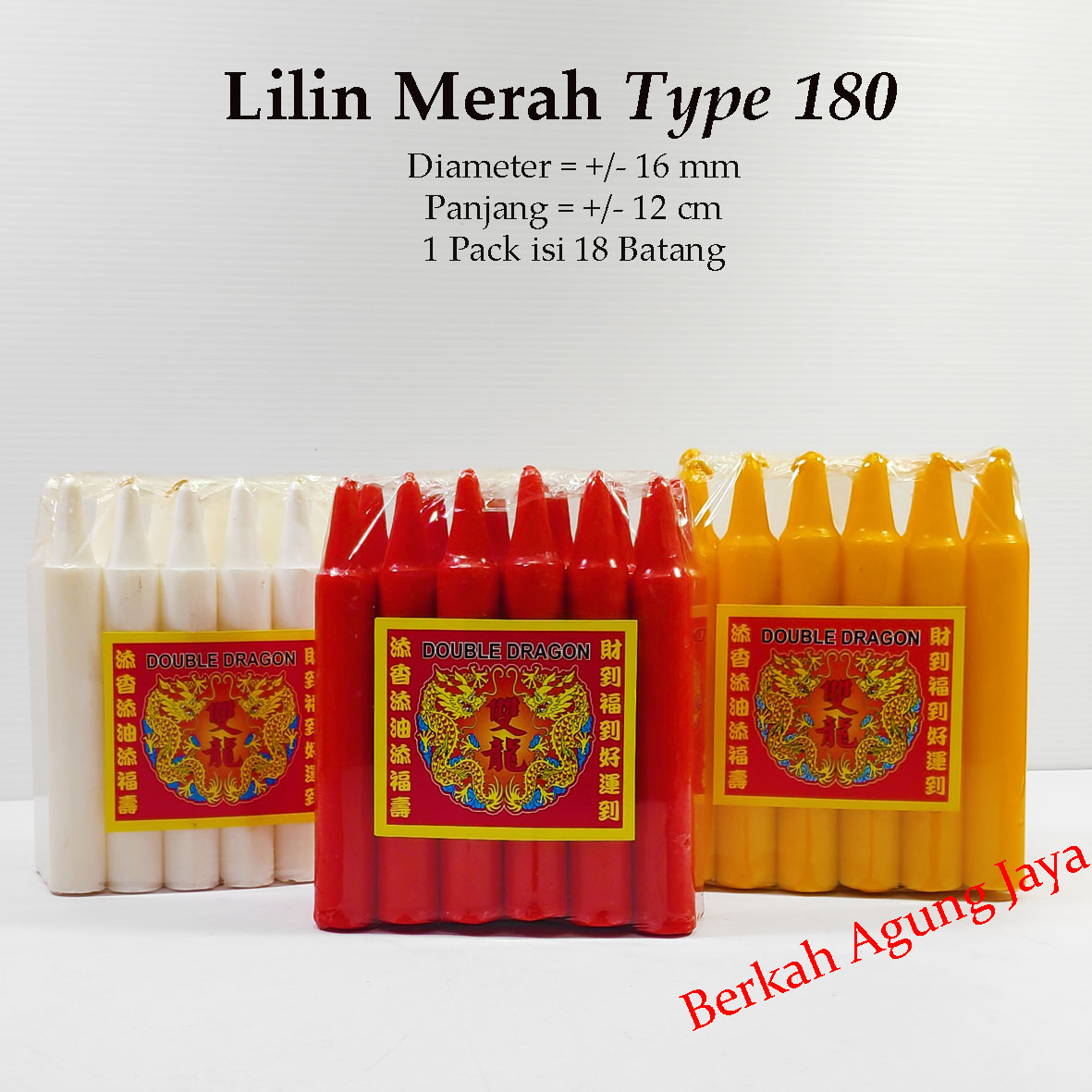 Lilin Merah Type 180