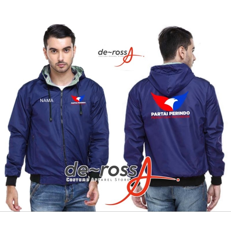 PERINDO SERAGAM - Jaket parasut partai Perindo