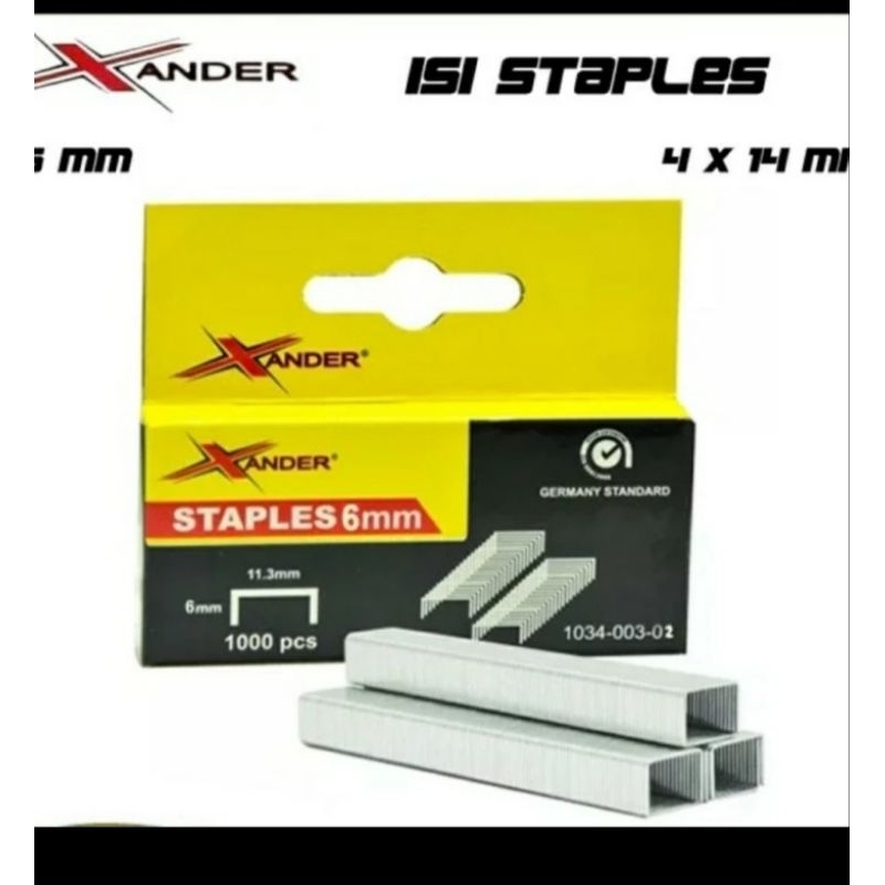

isi staples stalker Gun 8mm/6mm refil tembak jok 4-14mm