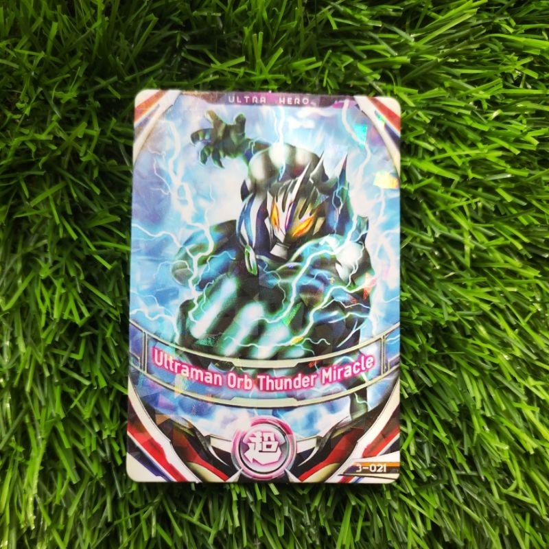 kartu ultraman fusion fight non ori ultraman orb thunder miracle