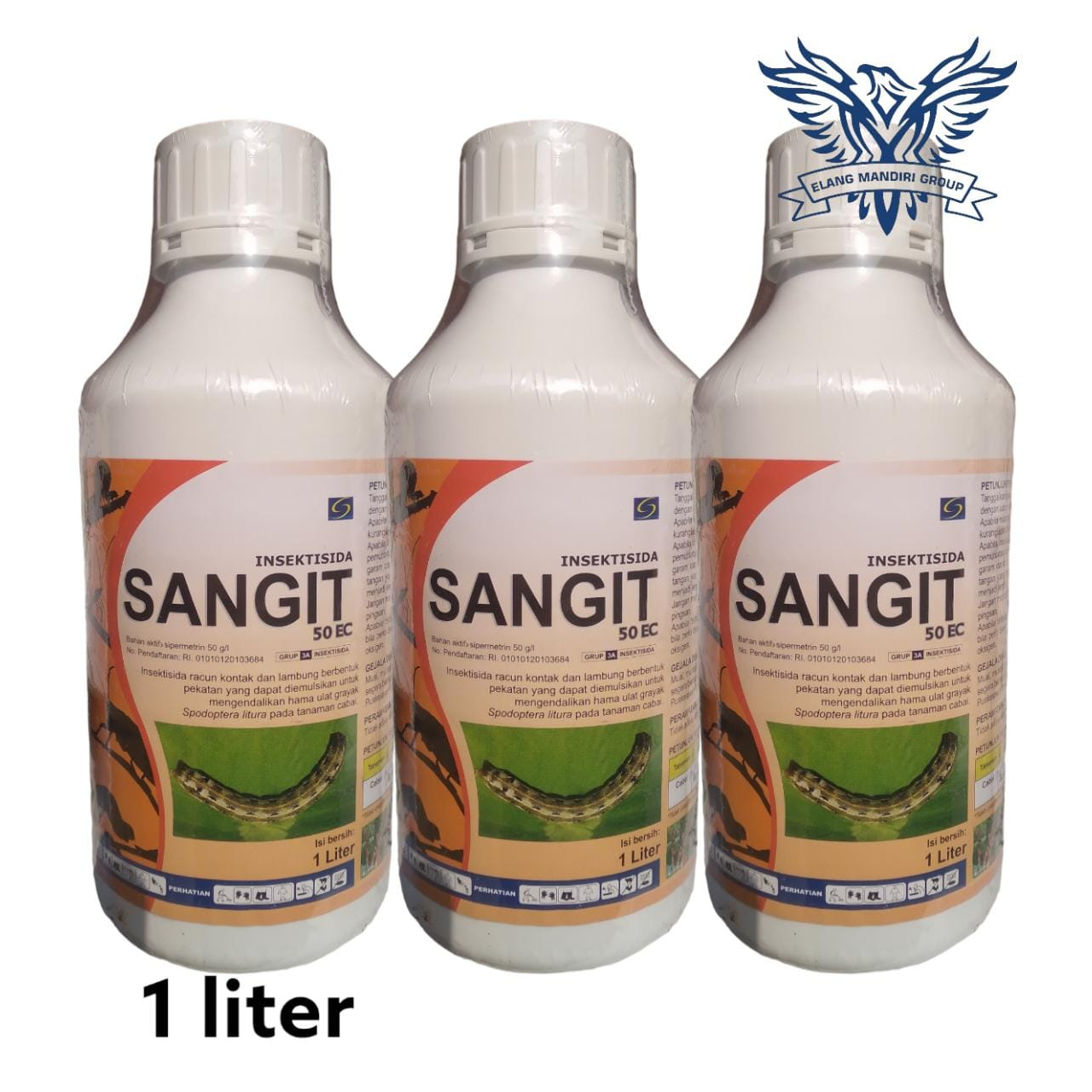 SANGIT 50 EC 1Liter Insektisida Sipermetrin 50 g/l Pembasmi Hama Ulat Pada Tanaman Cabai Rizotin Rajatrin Agrosiper Ronsha