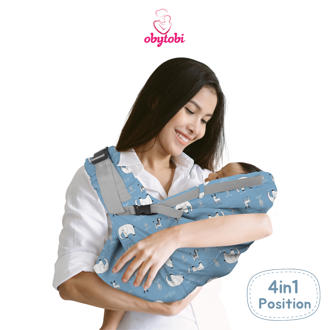 Obytobi Gendongan Bayi Samping 4in1 Multi Position - Multi Hug Carrier