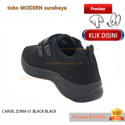 Sepatu anak sepatu sekolah sneakers velcro CARVIL ZUMA 01 C