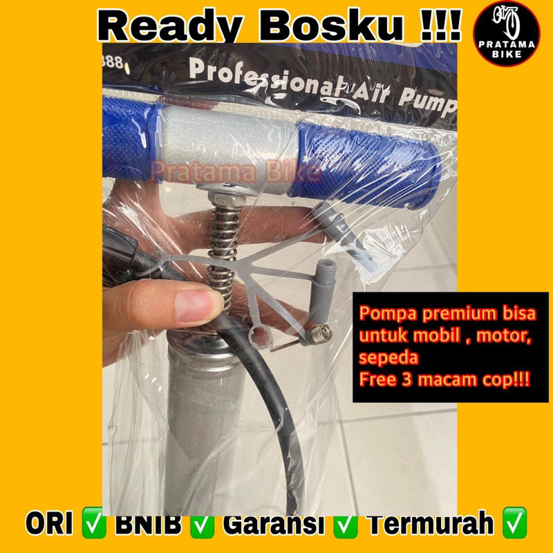 POMPA SEPEDA TABUNG METER JEMBOLY BERKUALITAS DAN KUAT