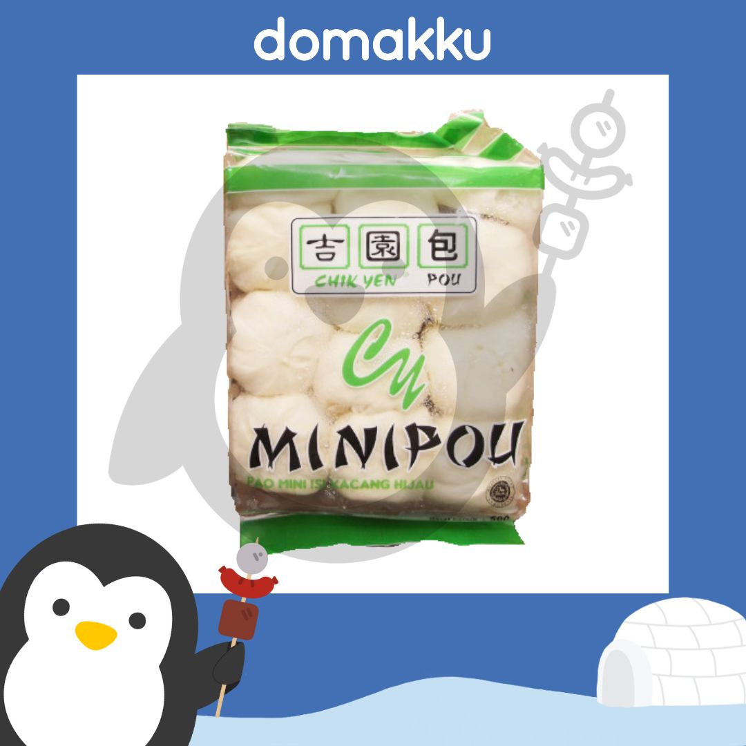 

Chikyen Bapao Kacang Ijo isi 20 (Mini Mantao Kacang ijo) 500gr, Halal