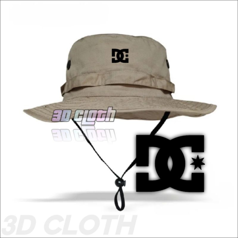 Topi Rimba Premium/Topi Gunung Outdoor Adventure/Topi Hiking Pria Wanita/DC LOGO