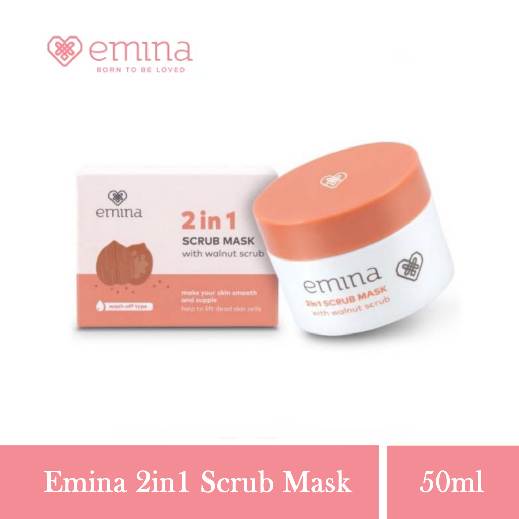 Emina 2in1 Scrub Mask 50ML