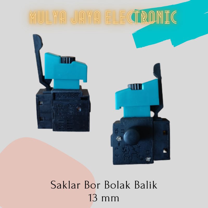 Saklar Bor Bolak Balik 13 mm NRT-PRO Switch Bor Bolak Balik