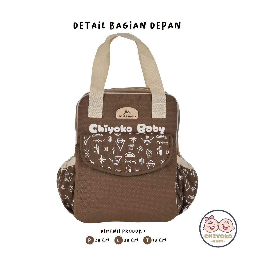 INDIE SERIES - Tas Bayi RANSEL Merk MOMS BABY - MBT3062