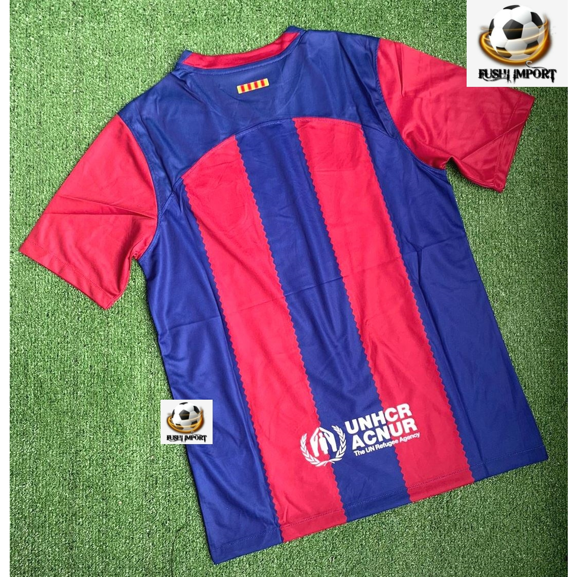 Jersey Baju Bola Barca Home Full Patch 2023 2024 Grade Ori