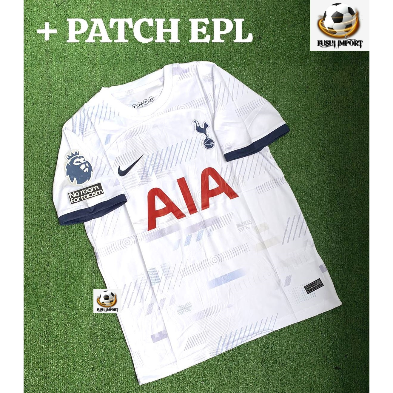 Jersey Baju Bola Spurs Home Full Patch 2023 2024 Grade Ori