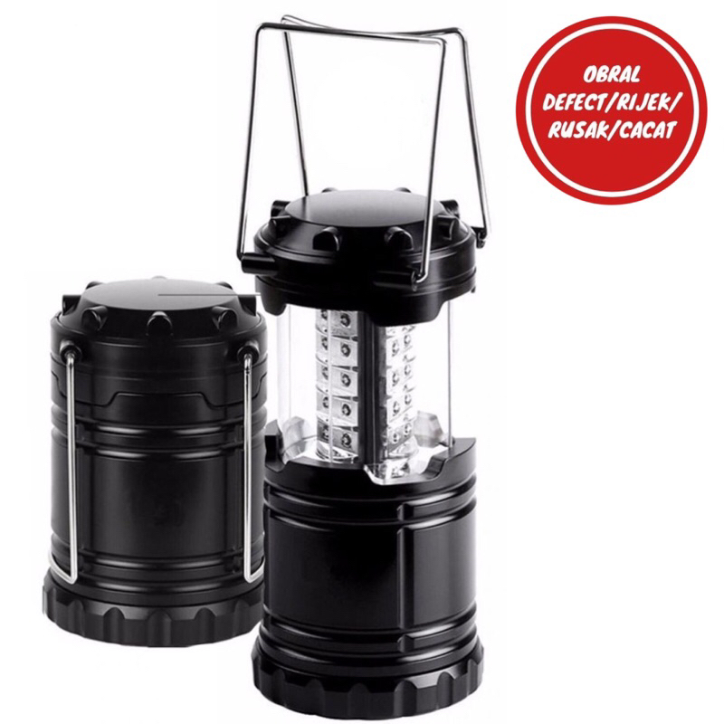 [OBRAL RIJEK] Lampu Lentera Camping Lantern 30 LED Water Resistant - GY18