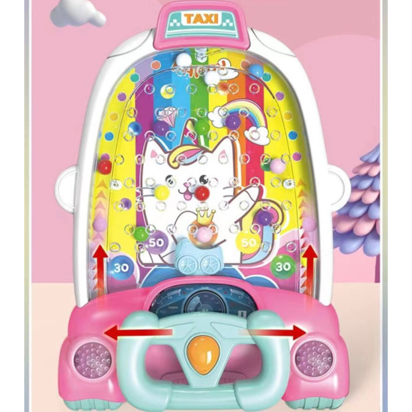 [TMA]Mainan Rolling Ball / Bola Jatuh Score Tangkap Bola / Driving Game / Mainan Anak Edukasi / Catching The Ball