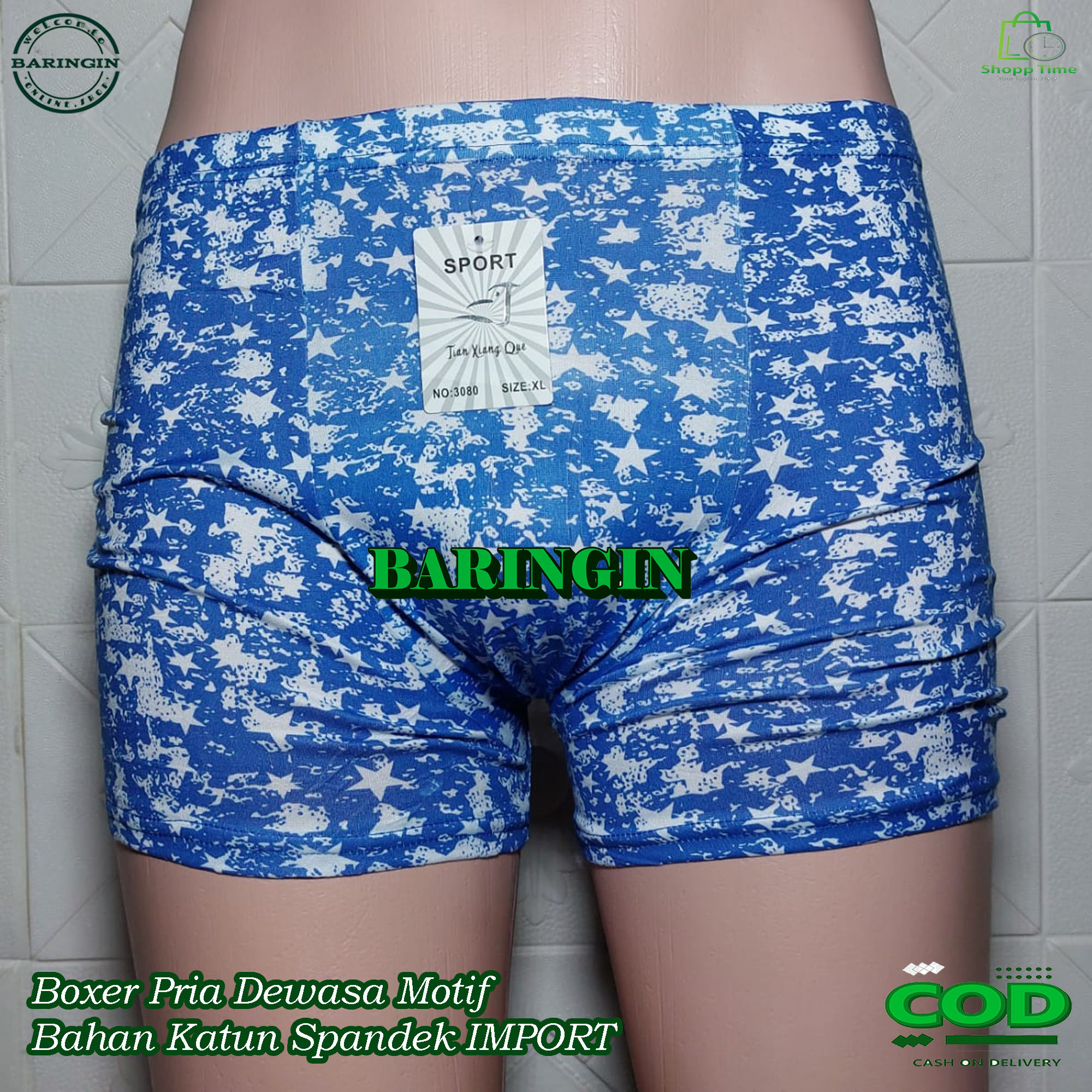 Boxer Pria Dewasa Isi 3 Pcs Boxer Cowok Distro Motif-Pakaian Dalam terbaru-Celana Dalam pria dewasa