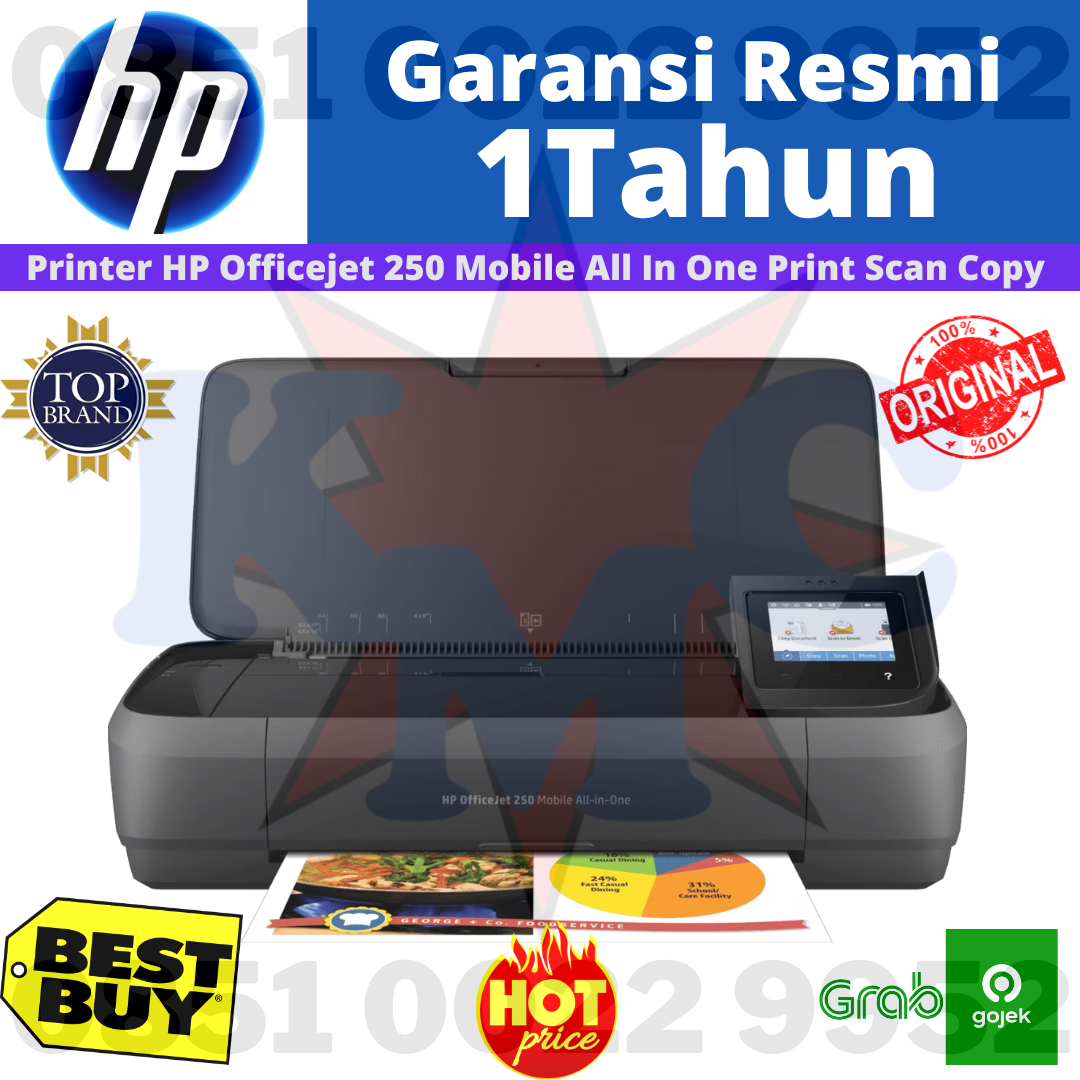 PRINTER HP OFFICEJET 250 MOBILE PRINTER ALL IN ONE