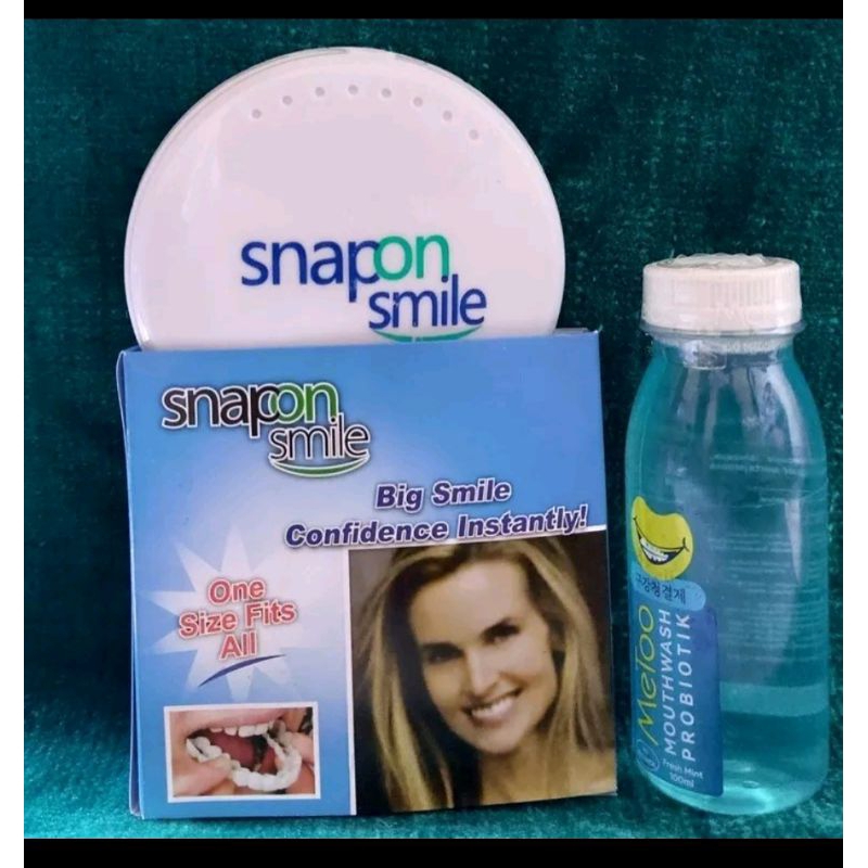 snap on smile gigi palsu bisa cod