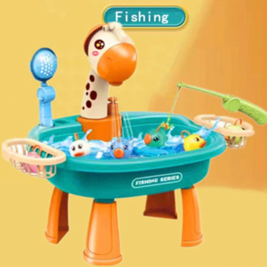 [FUNNY]Mainan Meja Pancing Ikan / Fishing Table Game / Mainan Simulasi Memancing / Mainan Anak Interaktif / Main Air / Tangkap Ikan