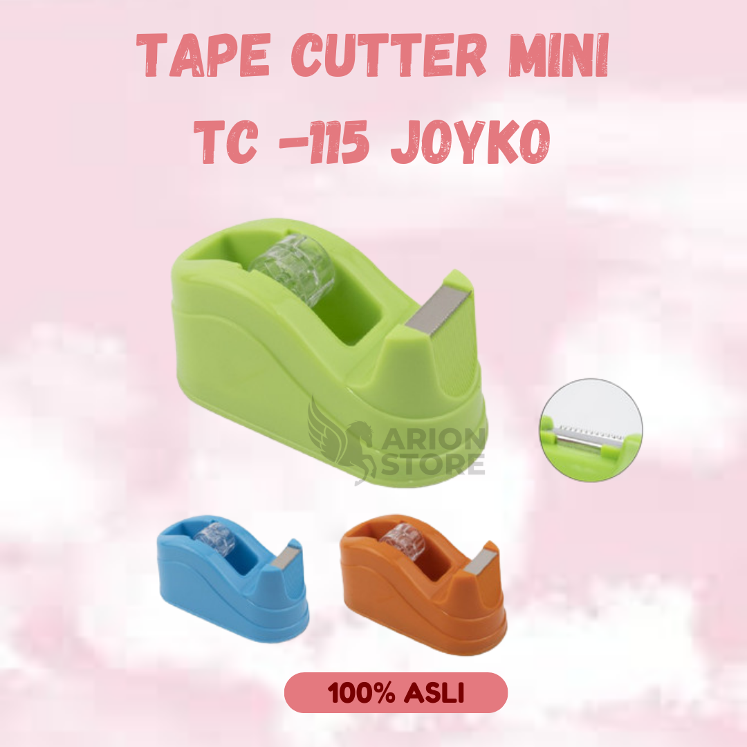 [ARION STORE] Pemotong Kertas / Dispenser Tape Isolasi TC-115 [PCS]