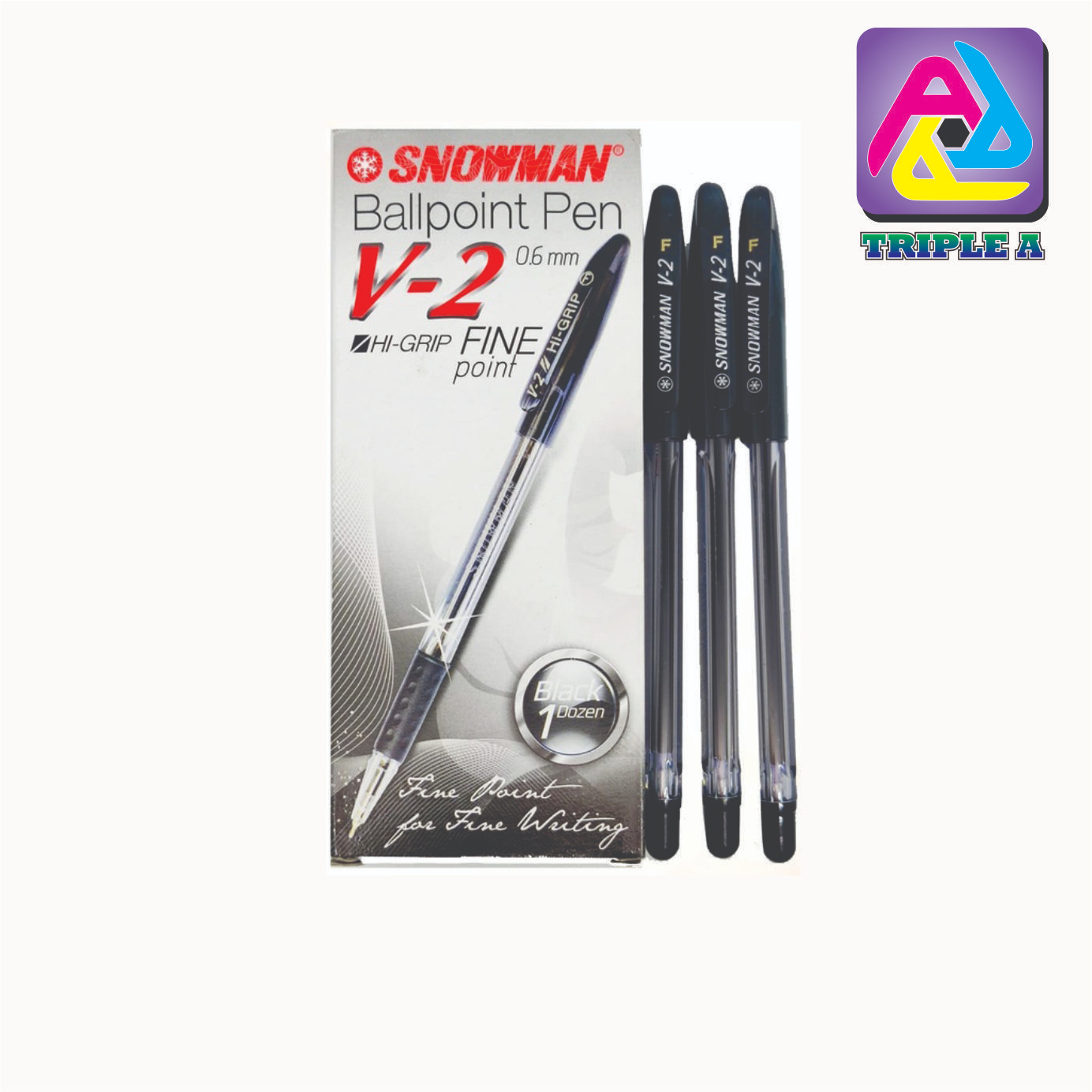 

Pulpen Snowman V2 Hi Grip Fine 0.6mm