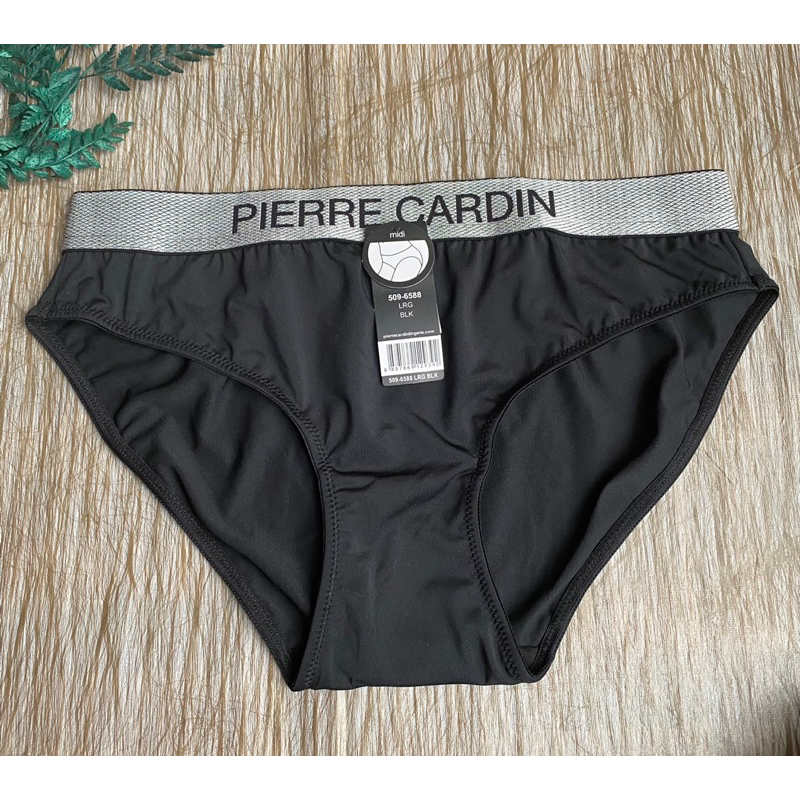 PIERRE CARDIN PANTY HITAM CELANA DALAM WANITA SIZE L