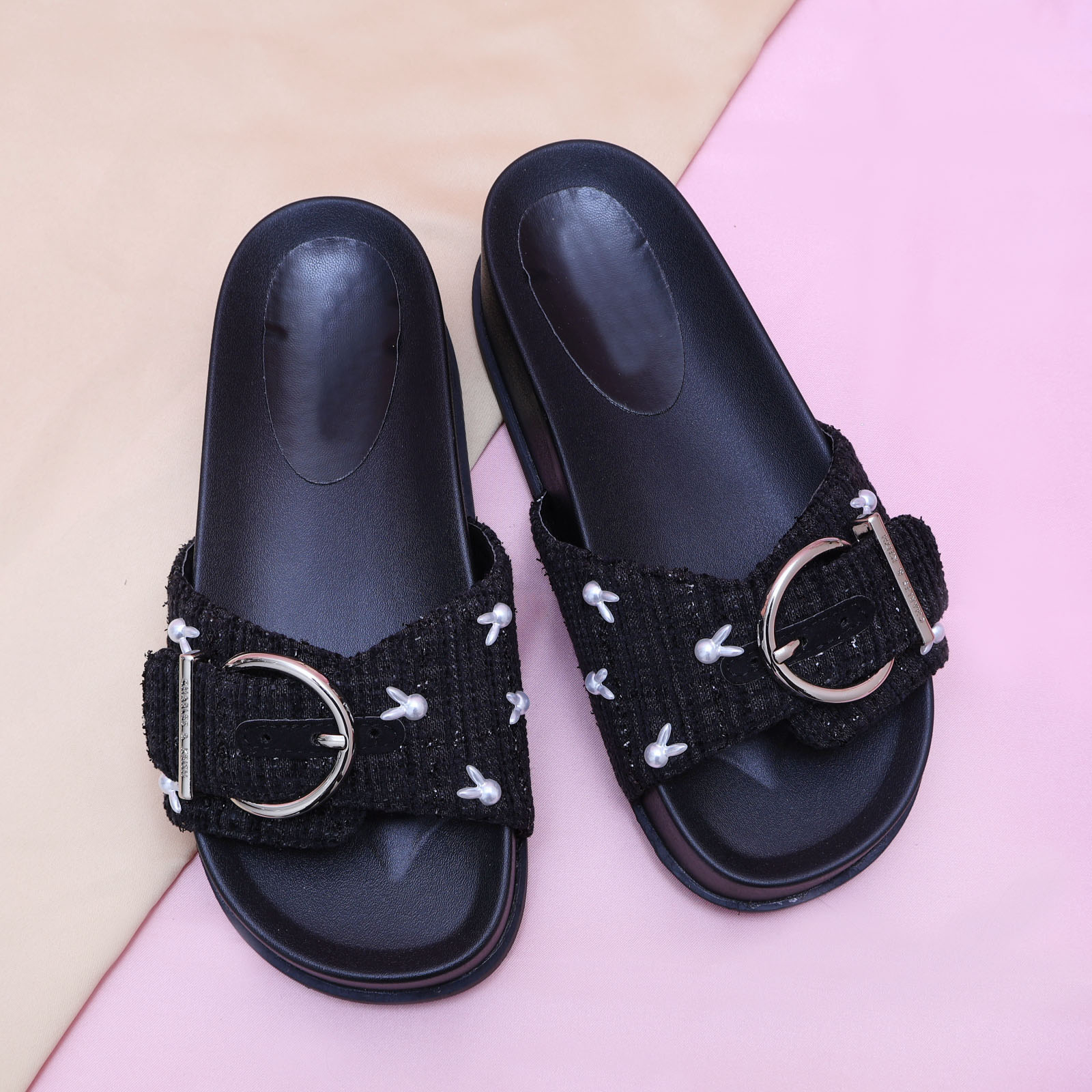 [ NEW ] Sandal Wanita C*K 496 - SNR Flat 4cm
