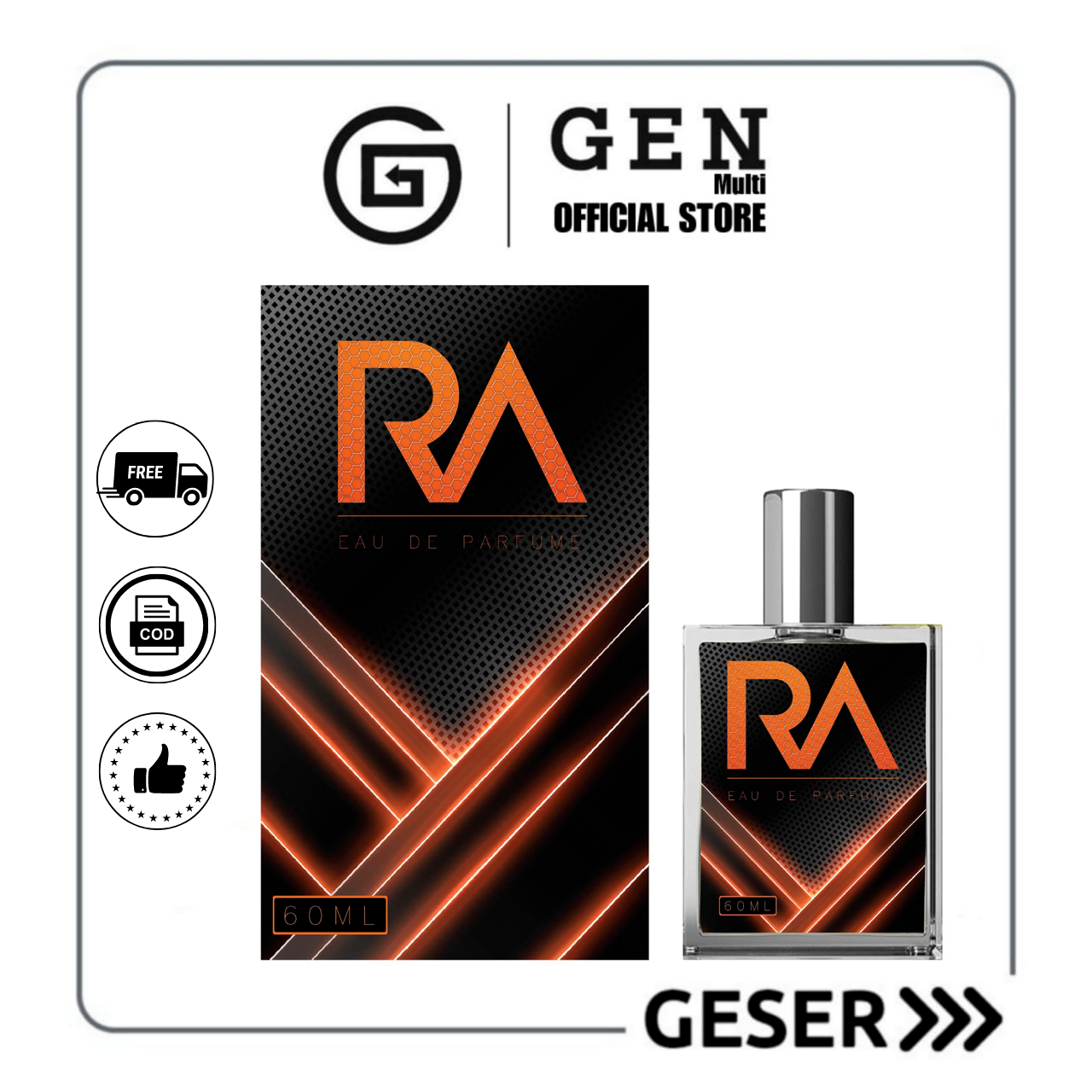 GEN - Parfum Raffi Ahmad 60ml Premium / Parfum Raffi Ahmad 60ml / Parfum Pria Wangi Tahan Lama