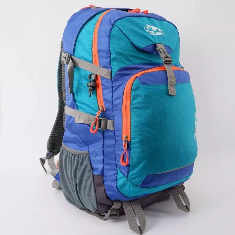 Tas mudik ransel gunung semi carrier import  - mountain bacpack - tas laptop 50 L - Rush outdoor original free bag cover