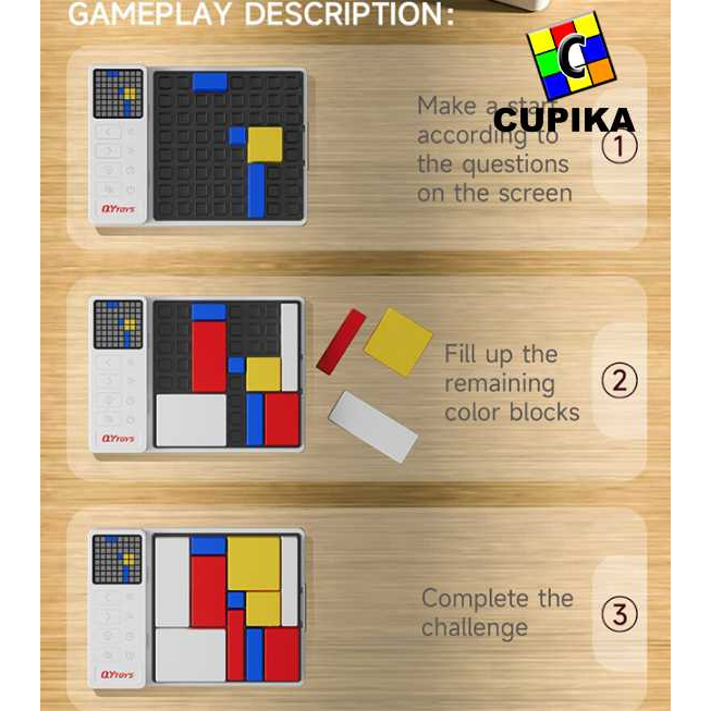 Qiyi Smart Board Puzzle Art / Logic Versions Produsen Rubik QiYi