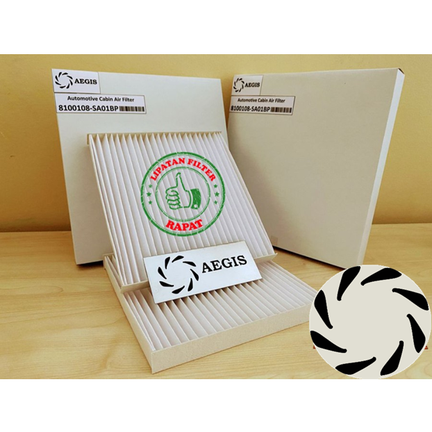 AEGIS Filter Kabin AC untuk Dfsk Glory 580 mesin 1.500cc dan 1.800cc | 8100108-Sa01bp