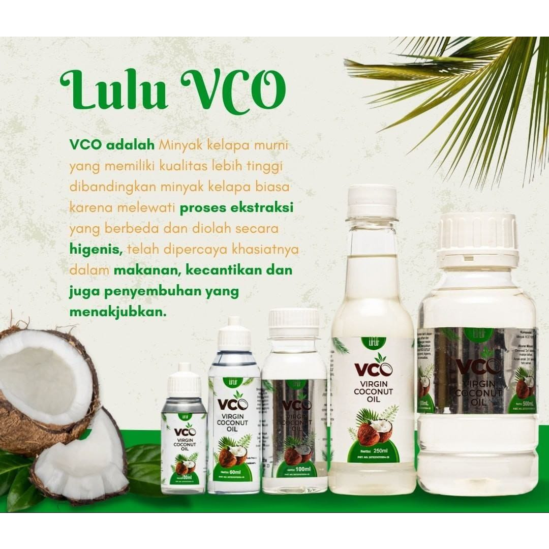 

VCO Virgin Coconut Oil Minyak Kelapa LuLu Herba Natura 60ml