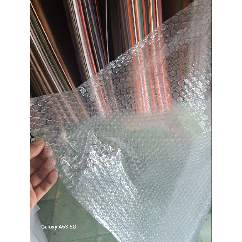 

ektra bubble warp + paking kayu
