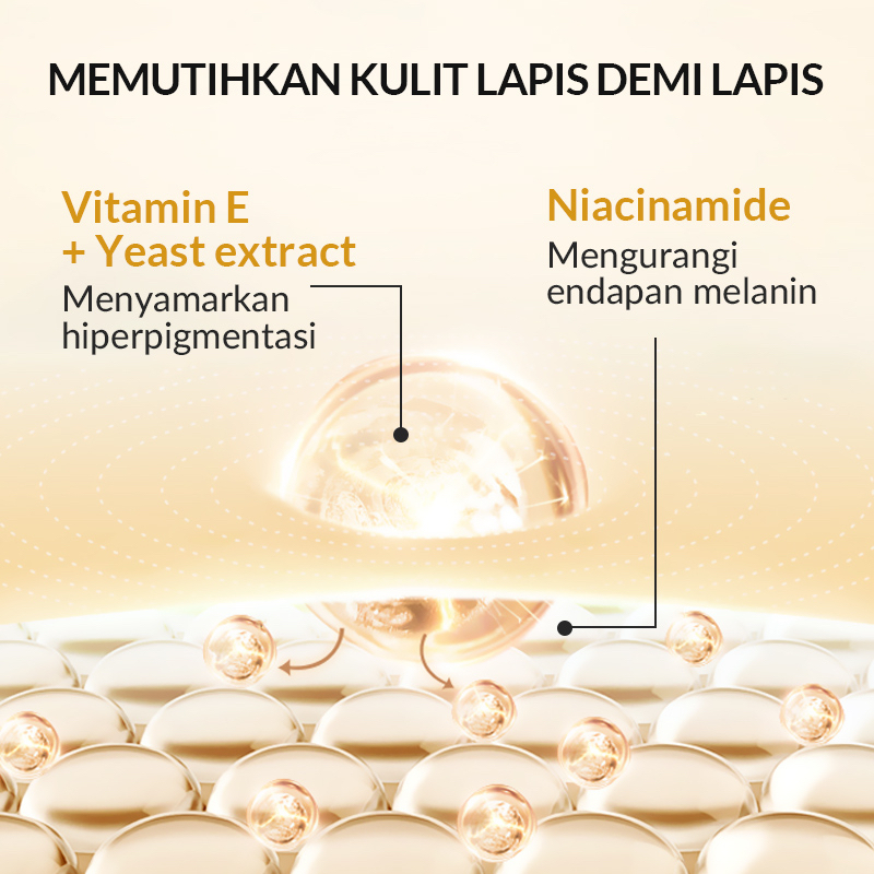 BIOAQUA Vitamin E Emulsion Indonesia / 100ml / Tender And Moisturizing / Tekstur Yang Menyegarkan Dan Tidak Berminyak / Emulsi Pencerah Kulit Dalam 4 Minggu / Brightening Mencerahkan / Skincare Face Body Care Lotion / Treatment Perawatan Wajah Badan Tubuh