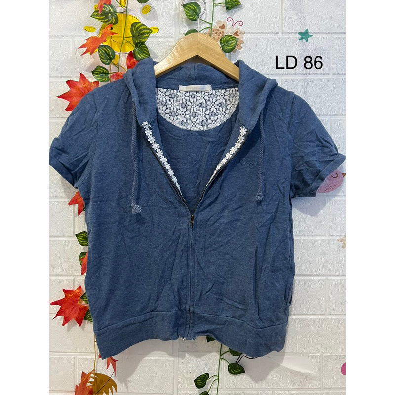Atasan Kapucon Warna Biru LD 86