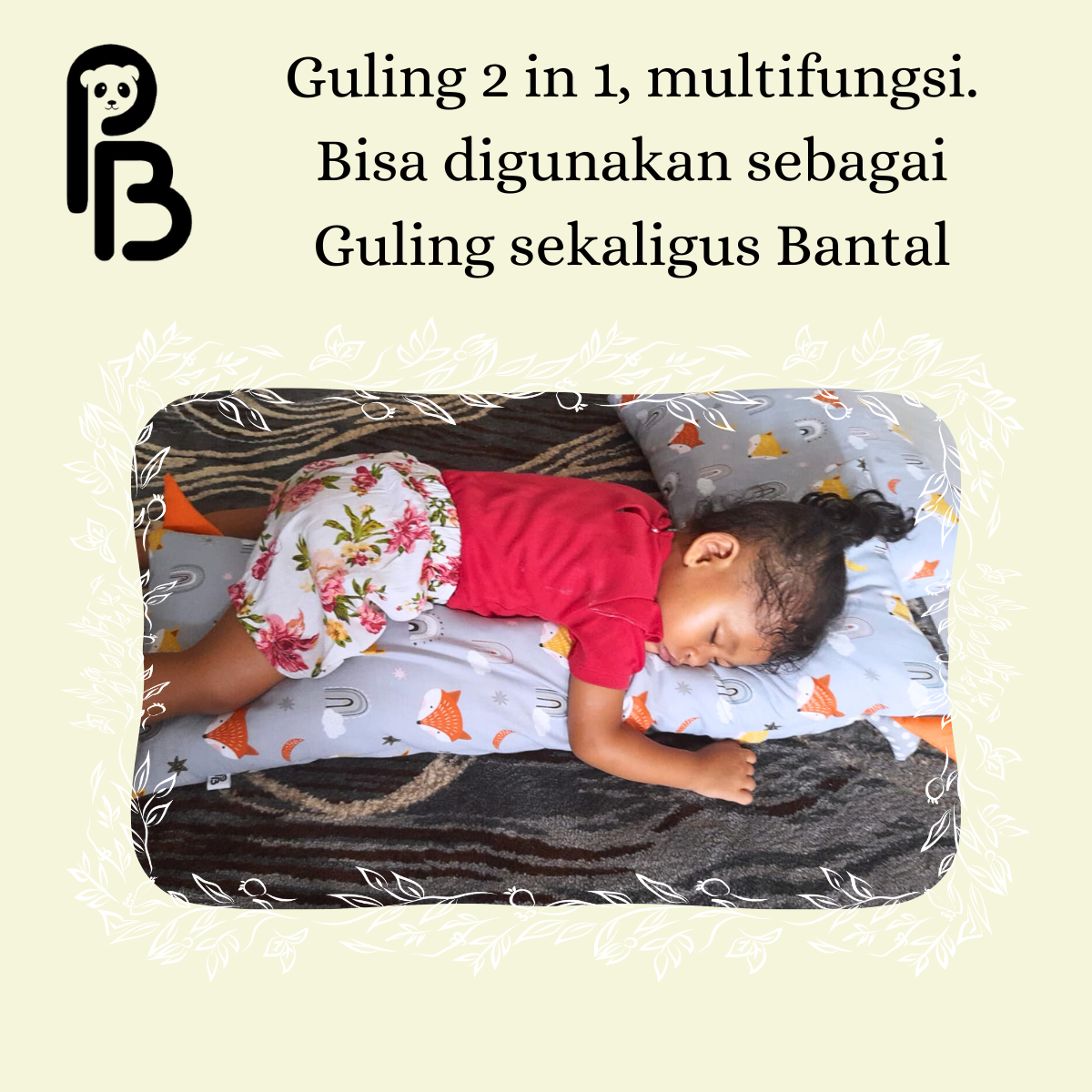Precious Baby | Guling Bayi 2 in 1 Premium / Pillow Hug | Kain Katun Jepang | Microfiber Impor | Bisa Pilih Motif | Baby Pillows | Guling Baby | Baby Bolster | Guling Anak | Guling Kids | Guling Precious Baby | Souvenir Baby / Hadiah Bayi