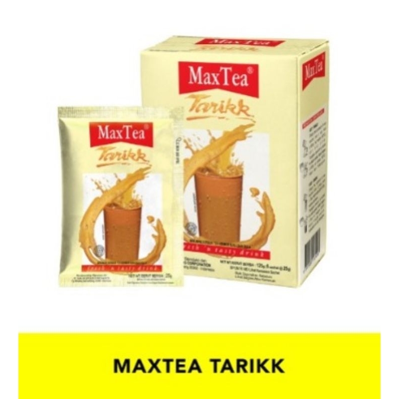 

Maxtea Tarikk lemon tea peach tea 5 sachet