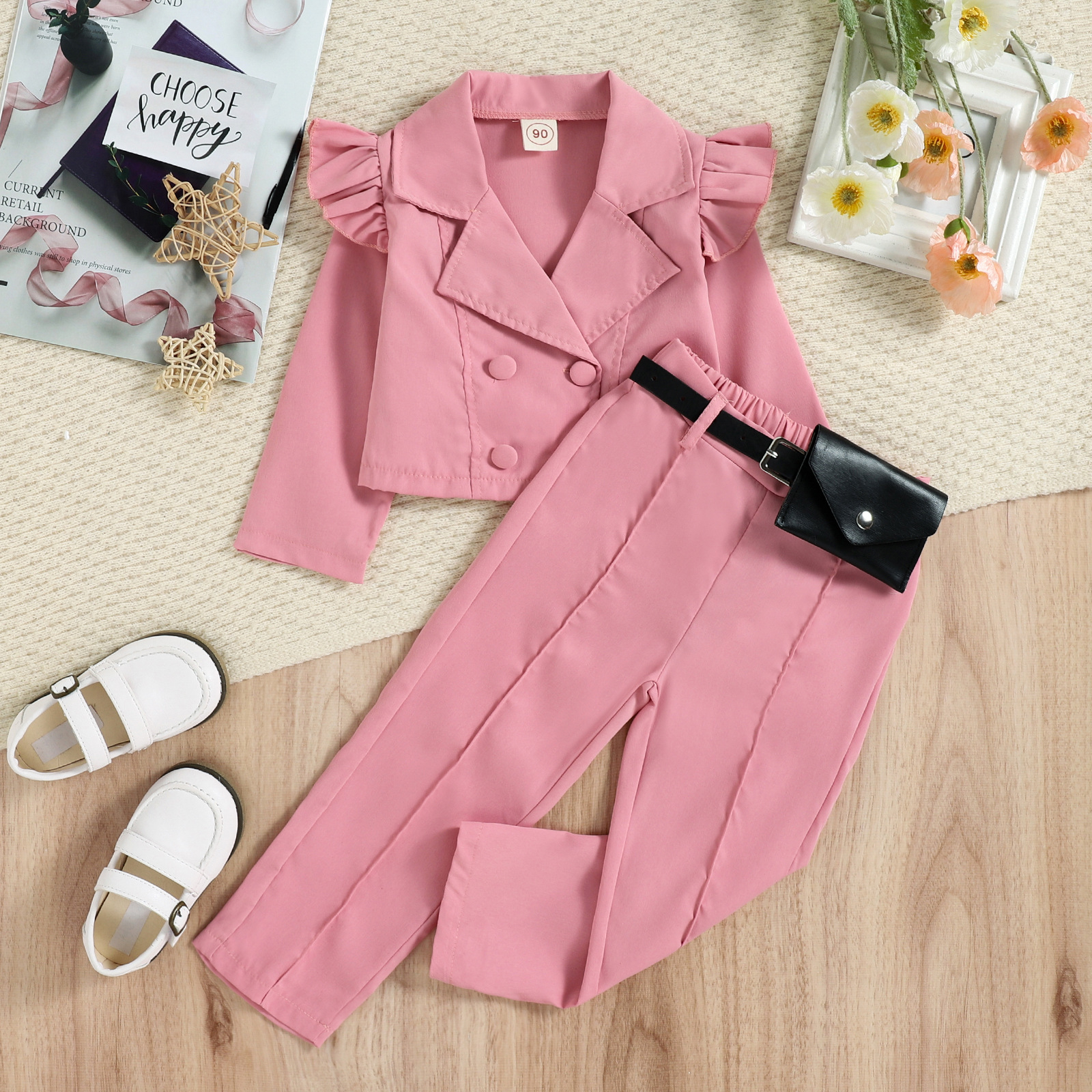 SSP53-Setelan Set Anak Perempuan Office Lady Look Fashion Korea