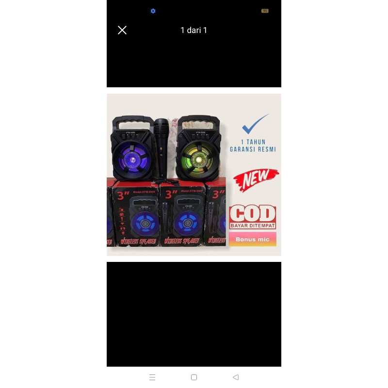 (COD) PROMO SPEAKER BLOUTOT AKTIF SQRS2009