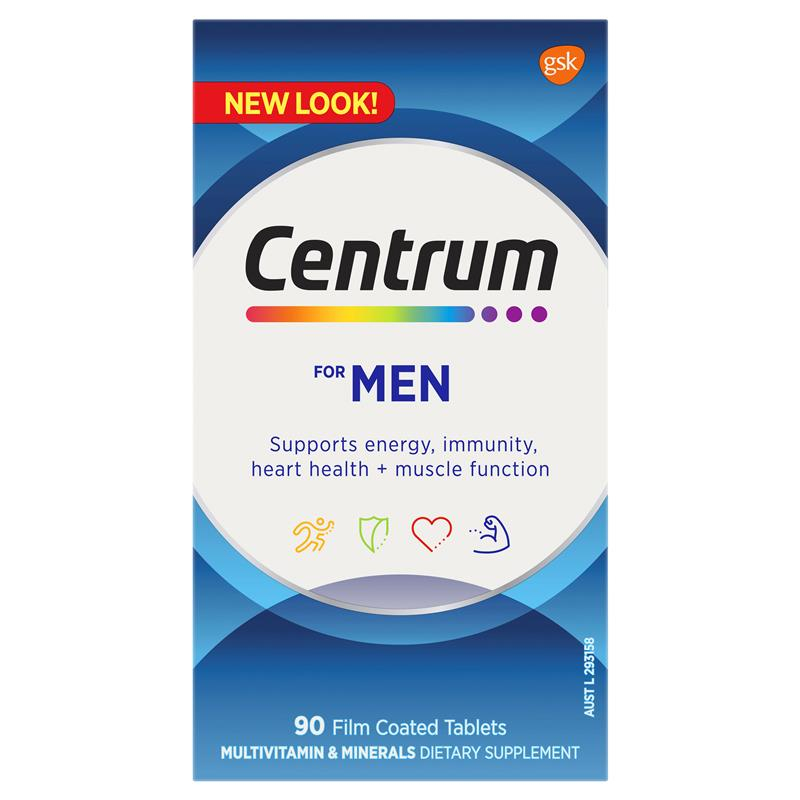 Centrum For Men Multivitamin - 90 Tablets