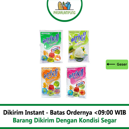 Nutrijell Rasa Buah Per Bungkus 10 Gr Pasar Lampung