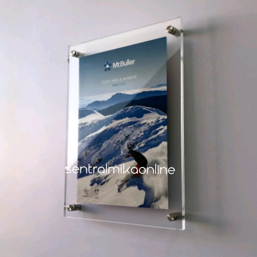 akrilik frame / acrylic frame poster / Frame poster akrilik A3 - 5mm bening